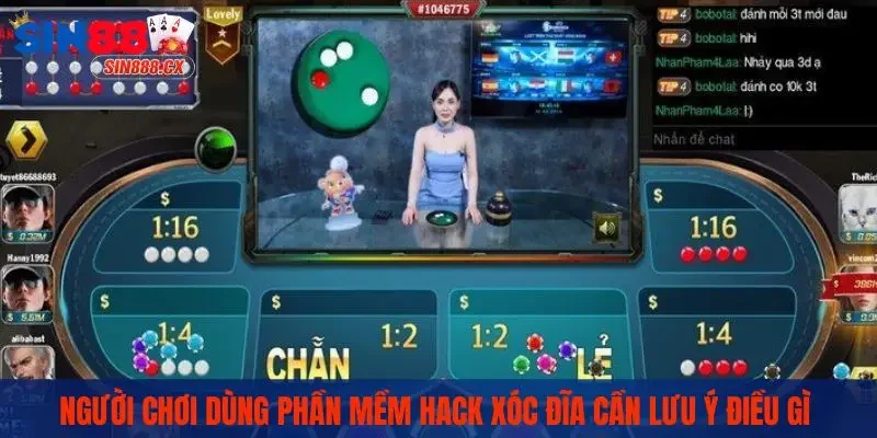 Hack Xóc Đĩa | SIN88 Bật Mí Những Nội Dung Quan Trọng 3 Người chơi dùng phần mềm hack xóc đĩa cần lưu ý điều gì